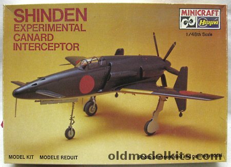 Hasegawa 1/48 Kyushu J7W1 Shinden, 1189 plastic model kit